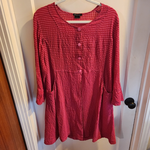 Grizas Tops - Grizas button-down Women's Top, Size L, Silk blend